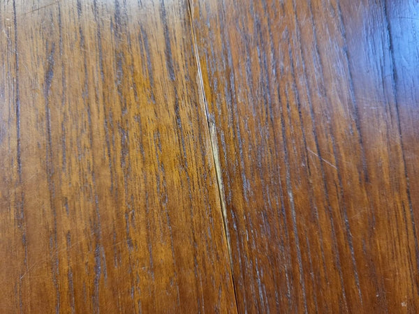 Vintage Mid-Century Jentique Teak Slim Dropleaf Dining Table Retro Danish MCM