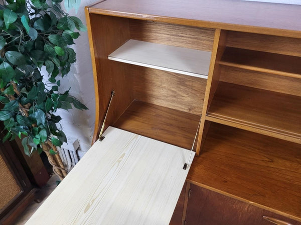 Vintage Mid-Century Jentique Teak Sideboard Highboard Scandi Danish Retro