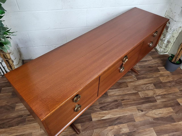 Vintage Mid-Century Austinsuite Teak 6 Drawer Sideboard Danish Scandi Retro MCM