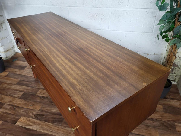 Vintage 60's Avalon Teak Compact 4 Drawer Sideboard Mid-Century Scandi MCM