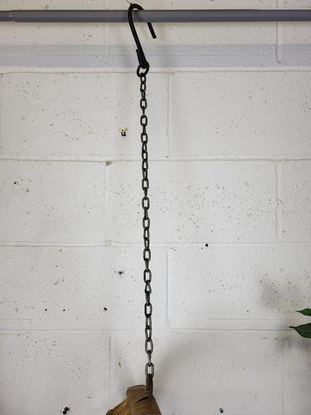 Vintage Mid-Century Bamboo Cane Hanging Chair Ceiling Egg Chair Retro Scandi MCM