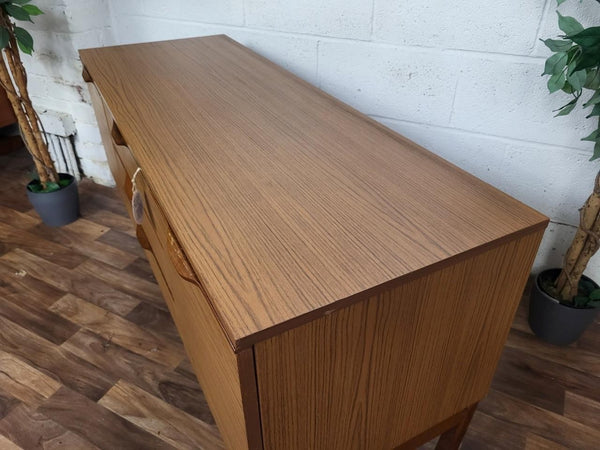 Vintage Mid-Century Europa Teak Compact Sideboard Retro Scandi Danish MCM