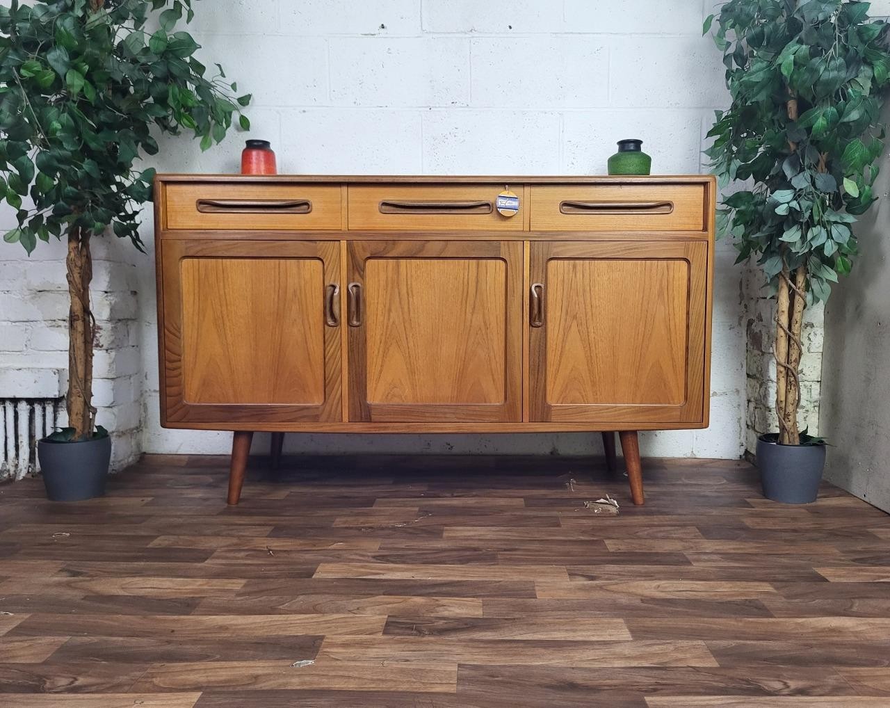 Vintage Mid-Century G Plan Fresco Teak Compact Sideboard Scandi Retro