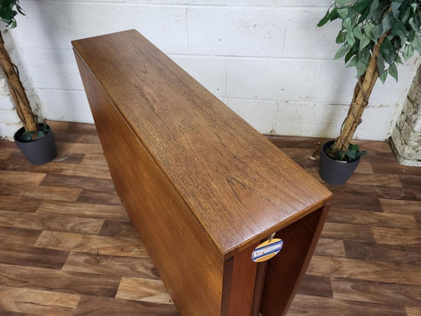 Vintage Mid-Century McIntosh Teak Dropleaf Gateleg Dining Table Retro Scandi MCM