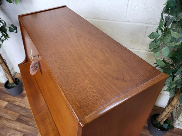 Vintage Mid-Century Jentique Teak Bureau Home Office Desk Scandi Retro
