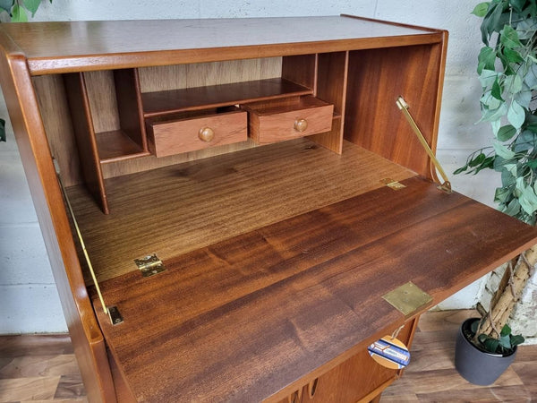 Vintage Mid-Century Jentique Teak Bureau Home Office Desk Scandi Retro