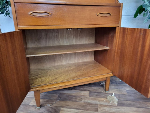 Vintage Mid-Century Jentique Teak Bureau Home Office Desk Scandi Retro