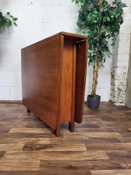 Vintage Mid-Century McIntosh Teak Dropleaf Gateleg Dining Table Retro Scandi MCM
