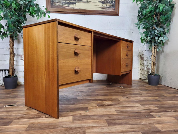 Vintage Mid-Century Stag C Range Teak Desk Home Office Danish Scandi Retro MCM