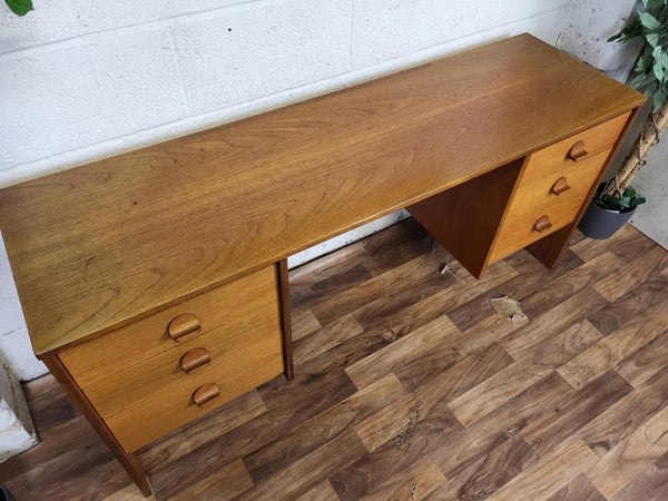 Vintage Mid-Century Stag C Range Teak Desk Home Office Danish Scandi Retro MCM