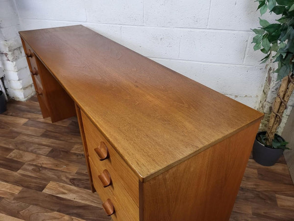 Vintage Mid-Century Stag C Range Teak Desk Home Office Danish Scandi Retro MCM