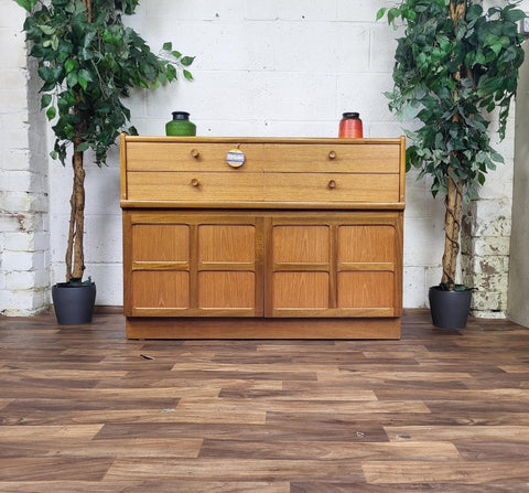 Vintage Nathan Squares Teak Sideboard Mid-Century Scandi Retro