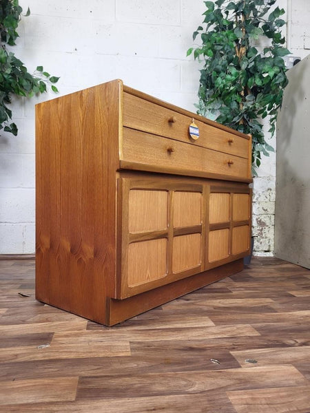 Vintage Nathan Squares Teak Sideboard Mid-Century Scandi Retro
