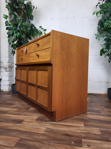 Vintage Nathan Squares Teak Sideboard Mid-Century Scandi Retro
