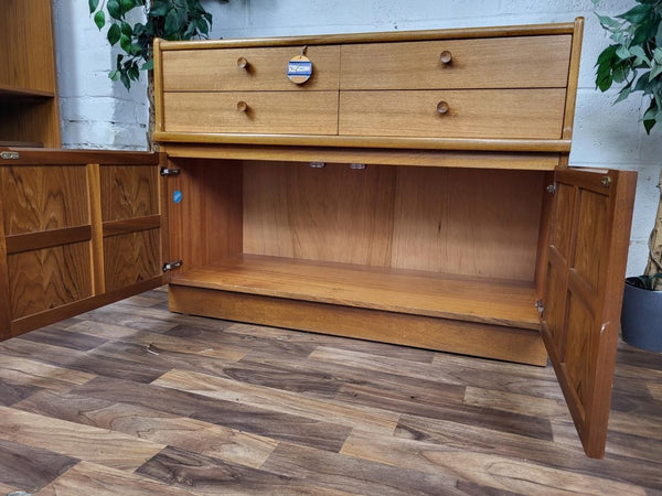 Vintage Nathan Squares Teak Sideboard Mid-Century Scandi Retro