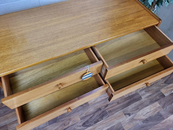 Vintage Nathan Squares Teak Sideboard Mid-Century Scandi Retro