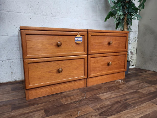 Pair Of Vintage G Plan Albany Teak Bedside Drawers Danish Scandi Retro MCM