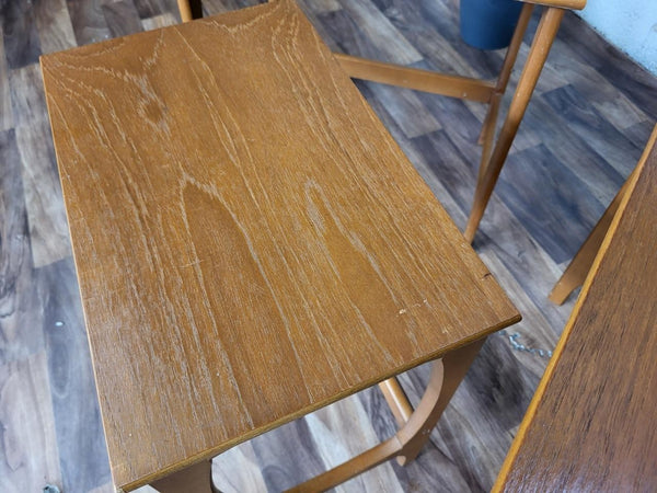 Vintage Mid-Century Stonehill Teak Nest Of Tables Danish Scandi MCM Retro