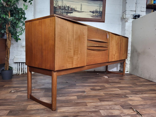 Vintage Mid-Century McIntosh Long Teak Sideboard Credenza MCM Scandi Danish