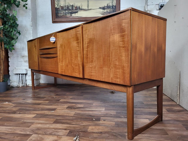 Vintage Mid-Century McIntosh Long Teak Sideboard Credenza MCM Scandi Danish