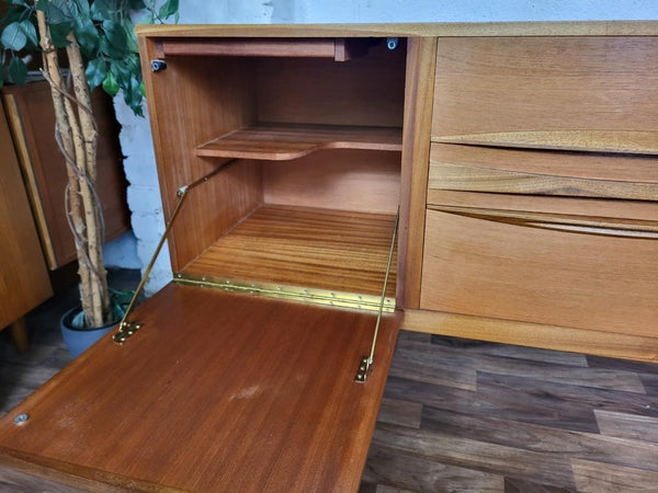 Vintage Mid-Century McIntosh Long Teak Sideboard Credenza MCM Scandi Danish
