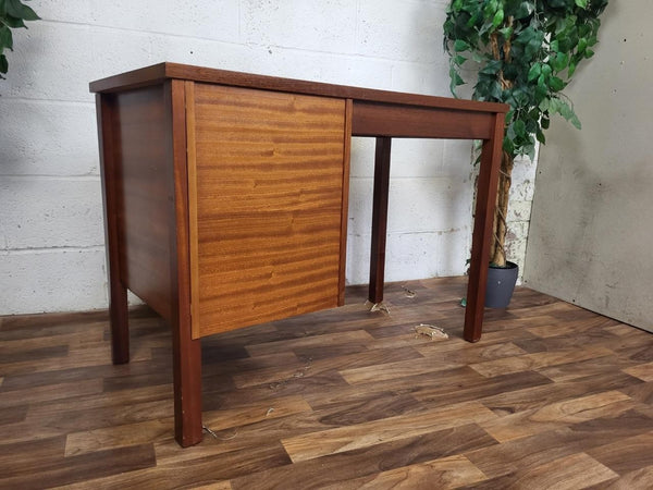 Vintage Mid-Century Compact Small Teak Desk Home Office Scandi Danish Retro MCM
