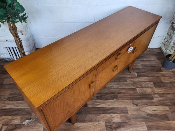 Vintage 60's Teak Compact Sideboard Mid-Century Scandi Retro MCM