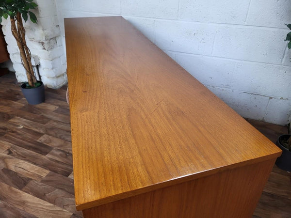 Vintage 60's Teak Compact Sideboard Mid-Century Scandi Retro MCM
