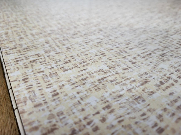 Vintage Mid-Century Round Brown Formica Dropleaf Dining Table Retro Scandi MCM