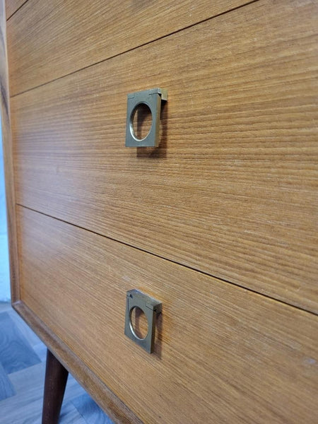 Vintage Mid-Century G Plan Form 5 Teak Chest Of 4 Drawers Retro Danish Scandi
