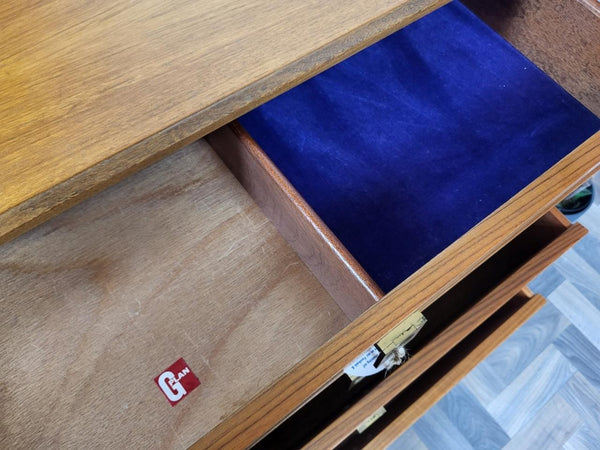 Vintage Mid-Century G Plan Form 5 Teak Chest Of 4 Drawers Retro Danish Scandi