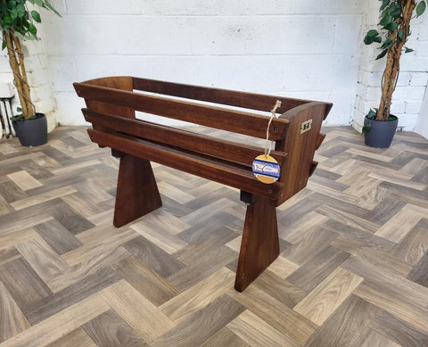 Vintage Hattersley Keighley Mid-Century Teak Plant Stand Trough Retro