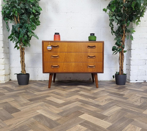 Vintage G Plan Fresco Teak Chest Of Drawers Mid-Century Retro Scandi Danish