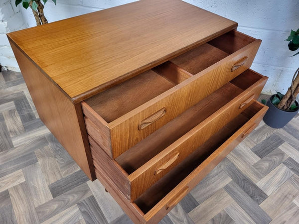 Vintage G Plan Fresco Teak Chest Of Drawers Mid-Century Retro Scandi Danish