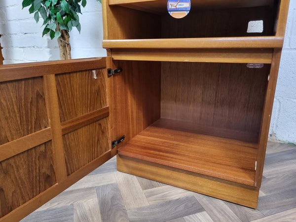 Vintage Nathan Squares Teak Single 1 Drawer Cabinet Mid-Century Retro