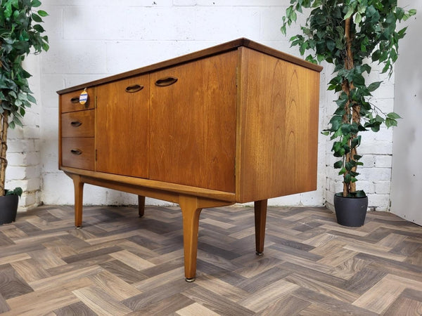 Vintage Mid-Century Jentique Teak Compact Sideboard 1960's Retro Danish MCM