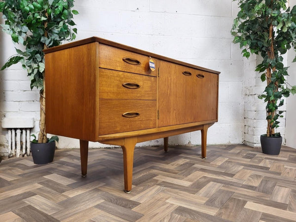 Vintage Mid-Century Jentique Teak Compact Sideboard 1960's Retro Danish MCM