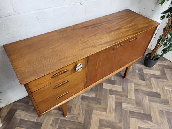 Vintage Mid-Century Jentique Teak Compact Sideboard 1960's Retro Danish MCM