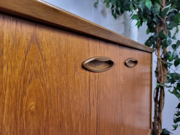 Vintage Mid-Century Jentique Teak Compact Sideboard 1960's Retro Danish MCM