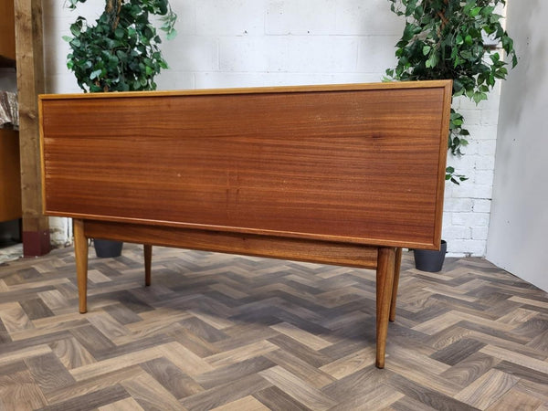 Vintage Mid-Century Uniflex Compact Sideboard Teak & Walnut 1960's Retro MCM