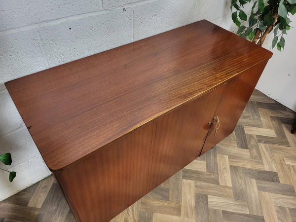 Vintage Mid-Century Magic Box Fold Away Teak Desk Home Office Retro Scandi MCM