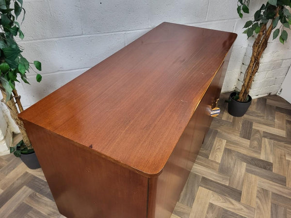 Vintage Mid-Century Magic Box Fold Away Teak Desk Home Office Retro Scandi MCM