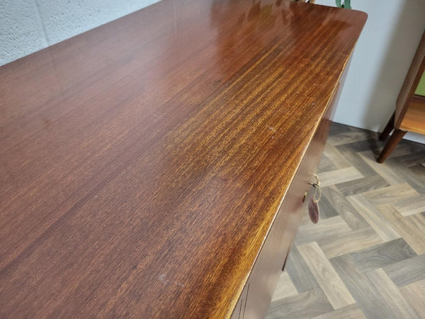 Vintage Mid-Century Magic Box Fold Away Teak Desk Home Office Retro Scandi MCM