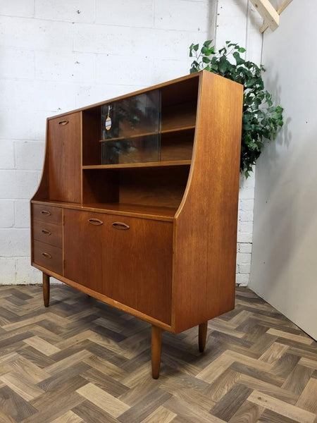 Vintage Mid-Century Jentique Teak Sideboard Highboard Scandi Danish Retro