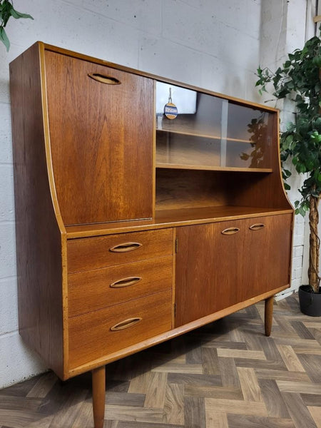 Vintage Mid-Century Jentique Teak Sideboard Highboard Scandi Danish Retro