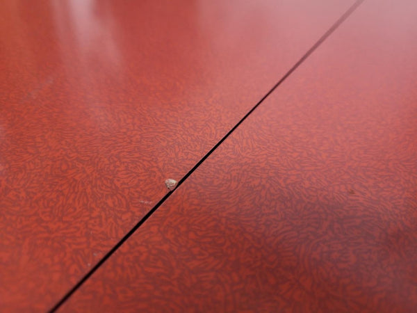Vintage Mid-Century Red Formica Dropleaf Kitchen Dining Table Retro Scandi MCM
