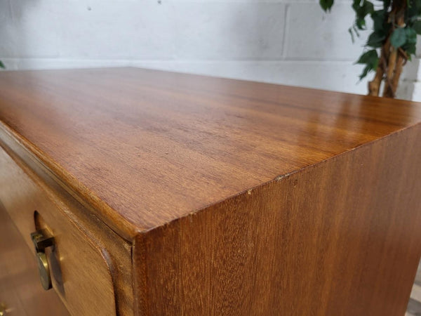 Vintage Mid-Century McIntosh Teak Chest Of 4 Drawers Scandi Danish Retro MCM