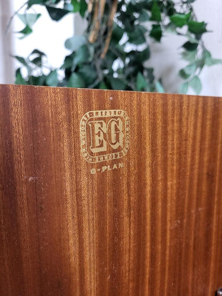 Vintage Mid-Century G Plan Brandon Gentlemans Wardrobe Tallboy Blonde Oak Retro