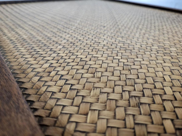 Beautiful Antique Vintage Oak And Rattan Pot Cupboard Cabinet Arts & Crafts