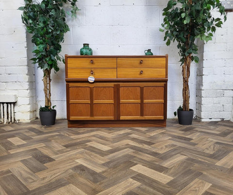 Vintage Nathan Squares Teak Sideboard Mid-Century Scandi Retro